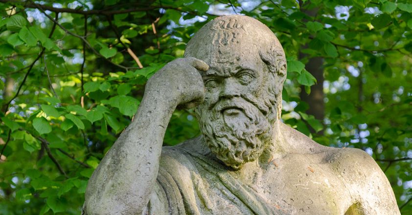 sokrates statue bayreuth eremitage