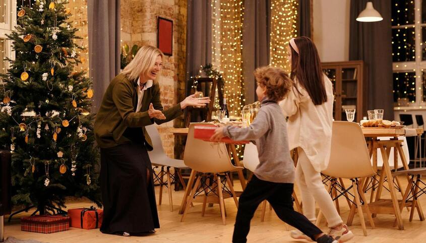 weihnachtsfeier familie